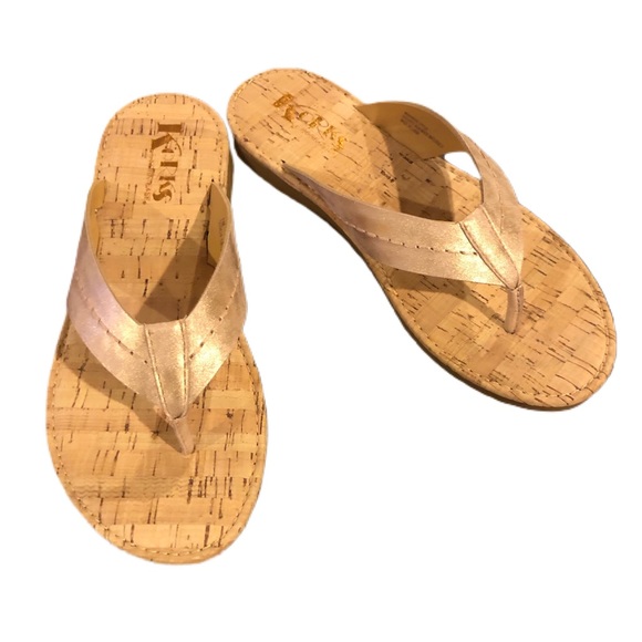 korks flip flops